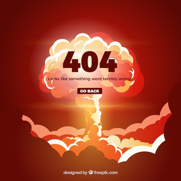 404 error concept Free Vector