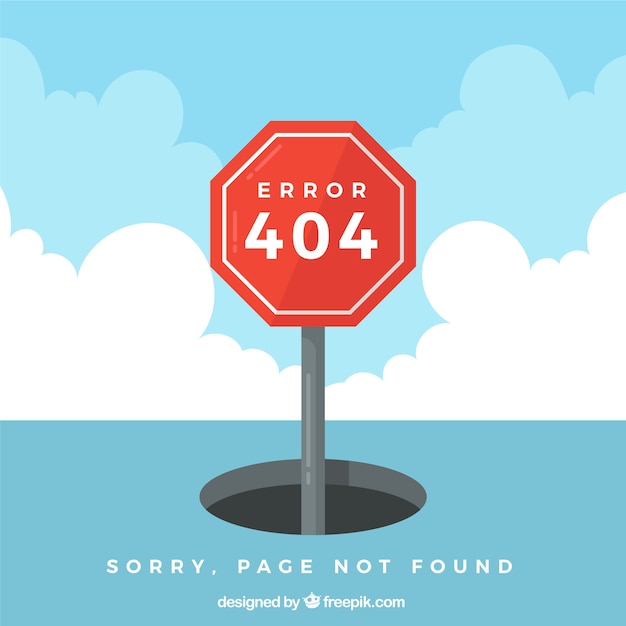 Download Premium Vector | 404 error design with sign