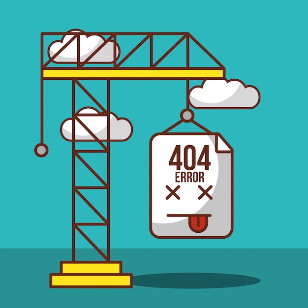 404 error page not found Premium Vector
