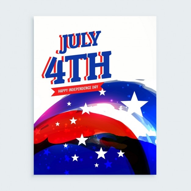 4th of july independence day flyer