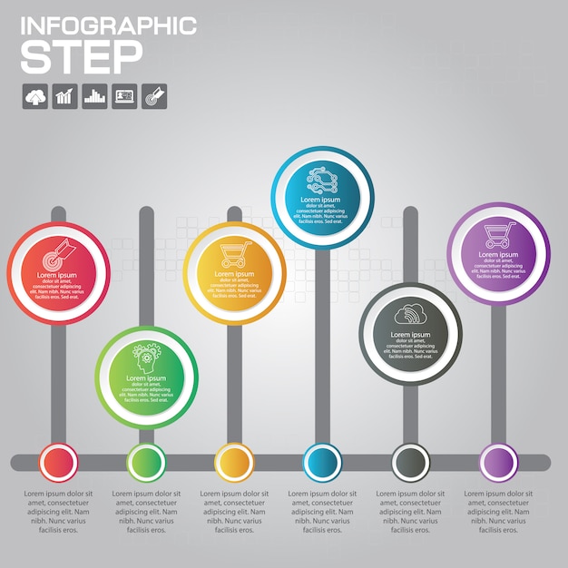 Premium Vector 5 Steps Infographic Design Elements 7521