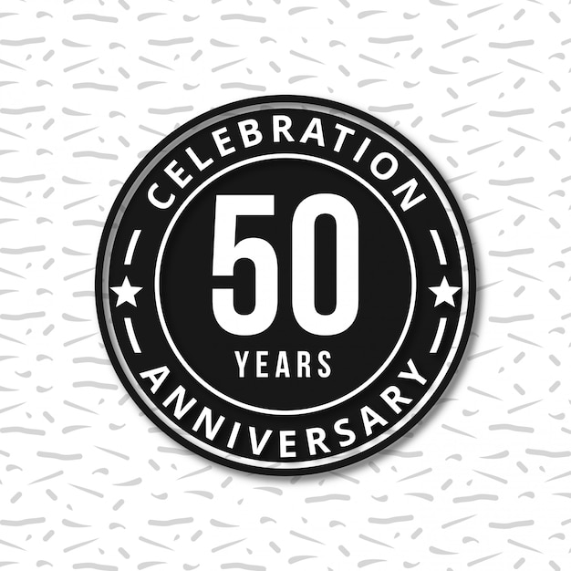 Premium Vector 50 Years Of Celebrations Design Vector