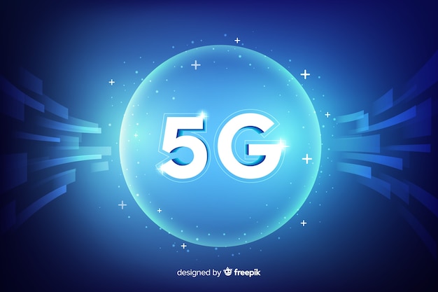 Free Vector | 5g concept background