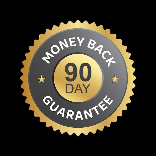 Premium Vector | 7 day money back guarantee vector trusts badge