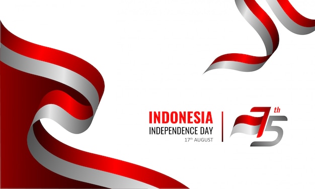 Download Logo 75 Tahun Kemerdekaan Indonesia Vector PSD - Free PSD Mockup Templates