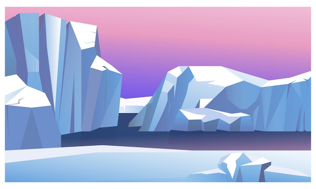アニメ画像について 新鮮な氷山 イラスト