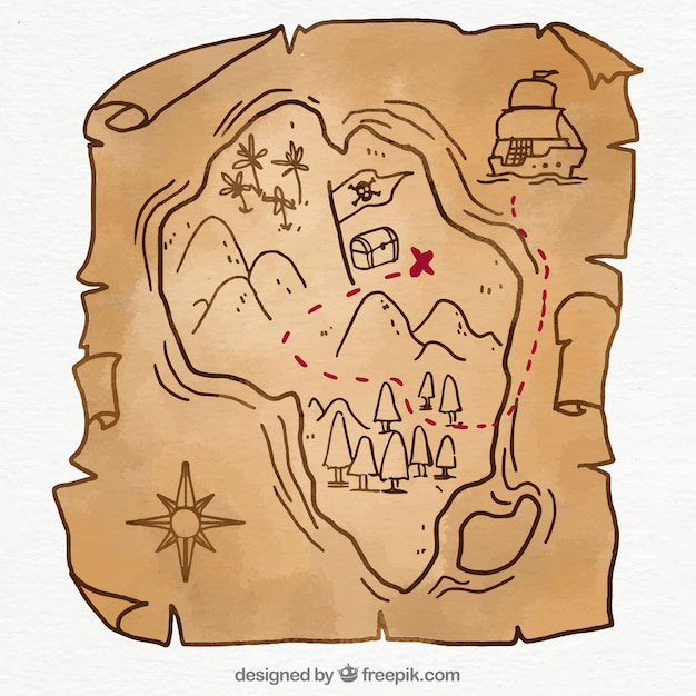 Картинки карты нарисовал. Карта сокровищ. Карта сокровищ Пиратская. Карта пиратского клада. Карта сокровищ рисунок.