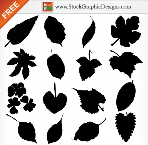 最高のイラスト画像 50 素晴らしい葉っぱ シルエット フリー