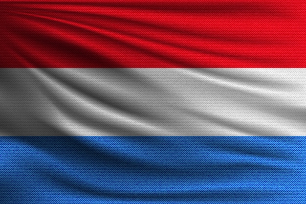 ルクセンブルクの国旗 プレミアムベクター