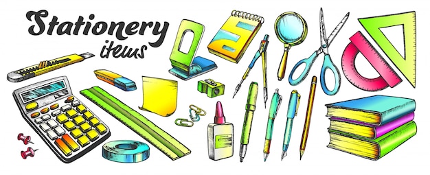 office stationery items