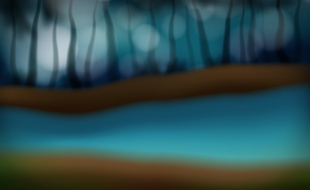 A night river blur scene
