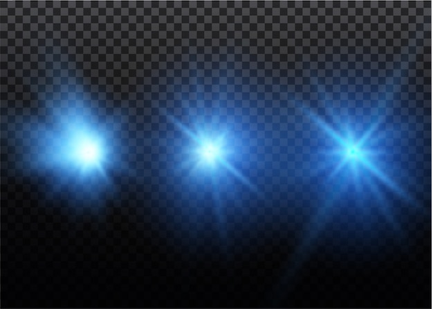 ライトニングマジックと明るいライトエフェクトのセット 図 放電電流 充電電流 自然現象 エネルギー効果の図 明るい光のフレアと火花 プレミアムベクター