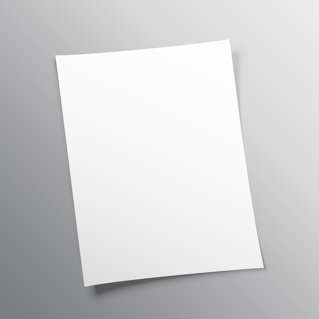 Download Free Vector A4 Paper Mockup 3D SVG Files Ideas | SVG, Paper Crafts, SVG File