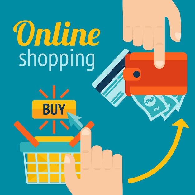 About online shopping Vector | Free Download