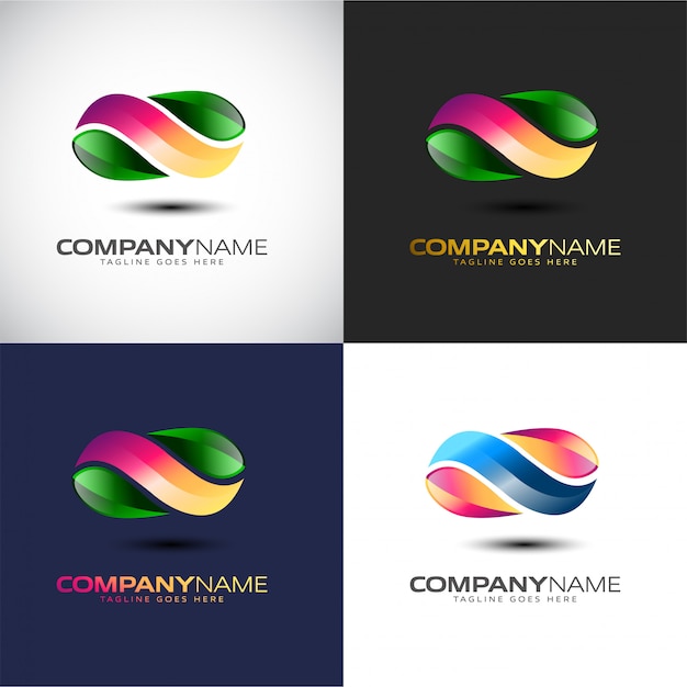 Download Free Abstract 3d Infinity Logo Template For Your Company Brand Use our free logo maker to create a logo and build your brand. Put your logo on business cards, promotional products, or your website for brand visibility.