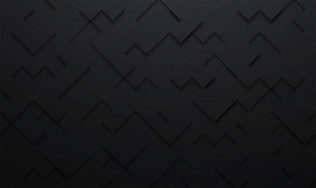 Premium Vector Abstract 3d Texture Vector Black Square Pattern Background