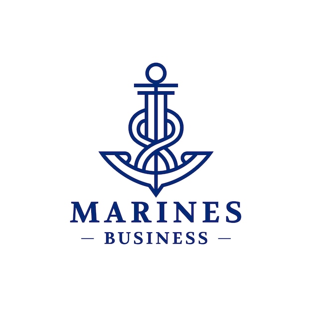Download Free Abstract Anchor Line Logo Premium Vector Use our free logo maker to create a logo and build your brand. Put your logo on business cards, promotional products, or your website for brand visibility.