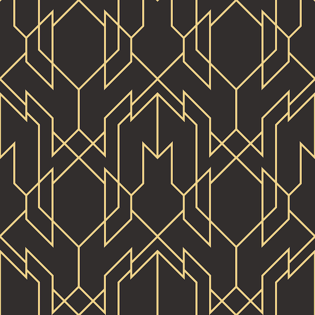 Premium Vector | Abstract art deco seamless modern tiles pattern