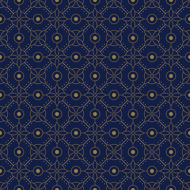 Premium Vector Abstract Background Batik Seamless Pattern Wallpaper Fabric Textile Classic Motif