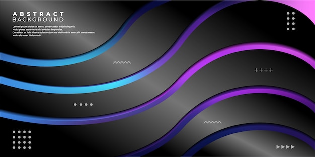 Abstract background in black color Vector | Premium Download