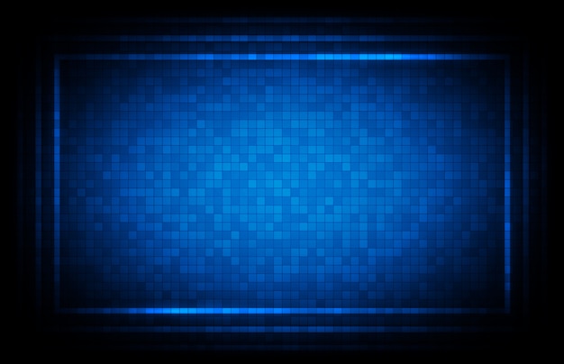 Abstract background of blue hud ui interface technology background ...