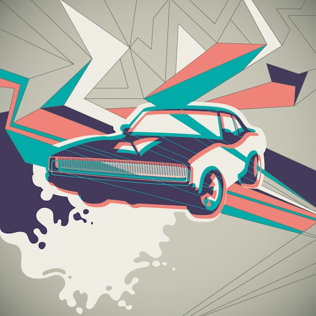 Abstract background design Premium Vector