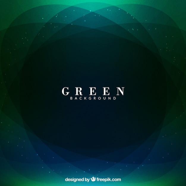Abstract background in green color | Free Vector