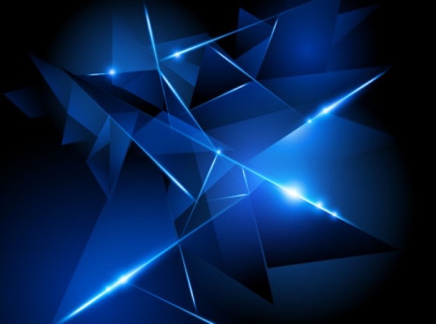 Abstract background made with blue
shapes.