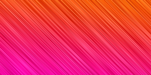 プレミアムベクター 抽象的な背景オレンジピンクグラデーションカラー ストライプライン壁紙