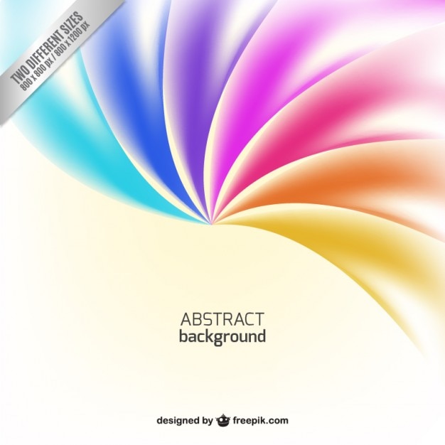 Abstract background in rainbow tones | Free Vector