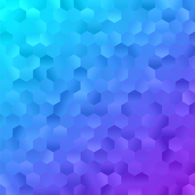 抽象的な背景の壁紙 カラフルな三角形ポリゴン六角形プレミアムベクトル プレミアムベクター