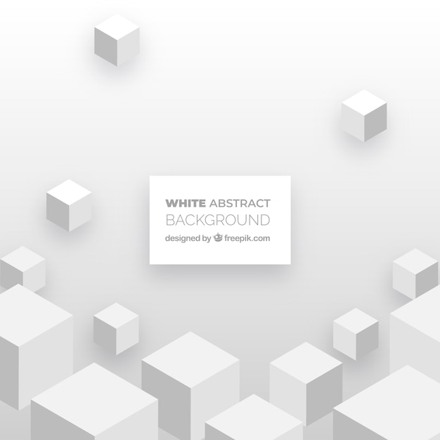 Free Vector | Abstract background in white color