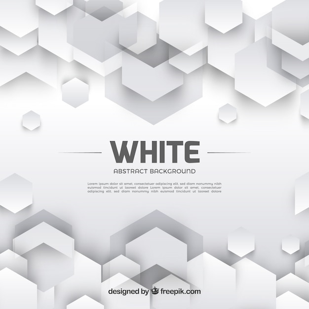 Free Vector | Abstract background in white color