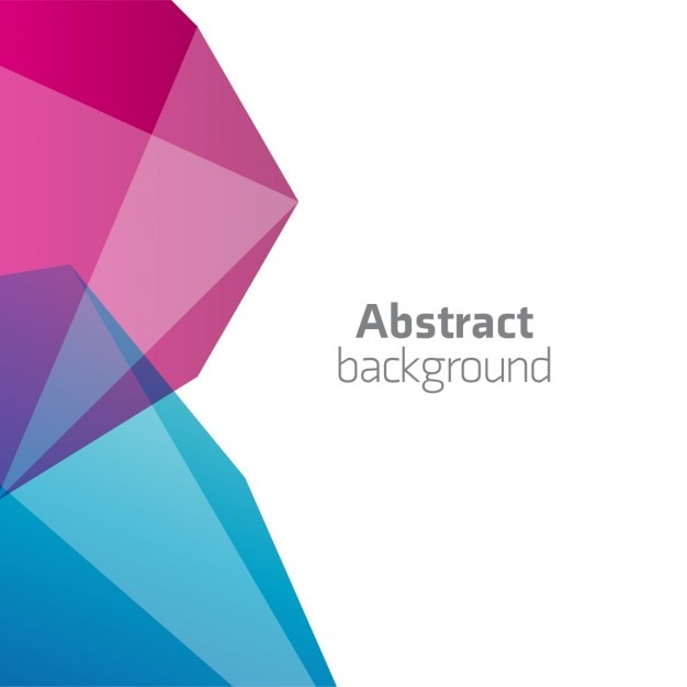 Free Vector | Abstract background with blue and purple polygons