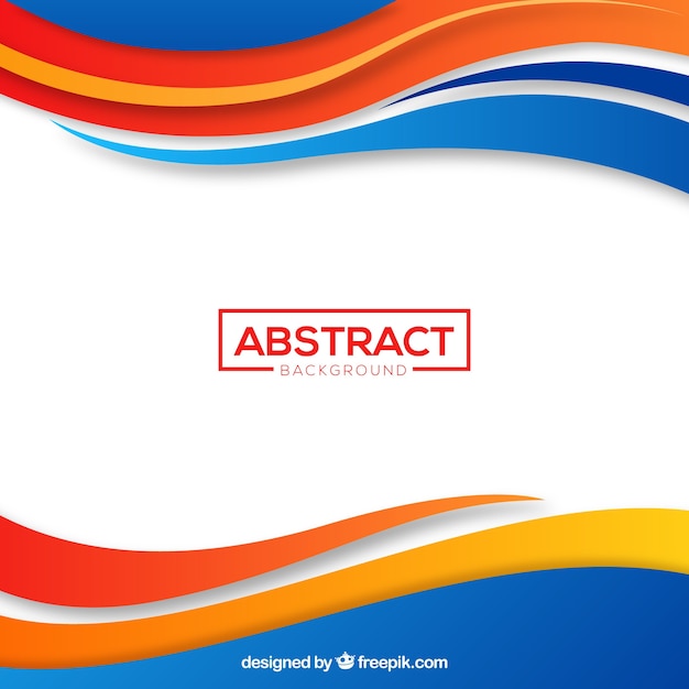 Abstract background  with colorful lines Vector Free Download