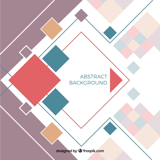 Free Vector | Abstract background with colourful elements