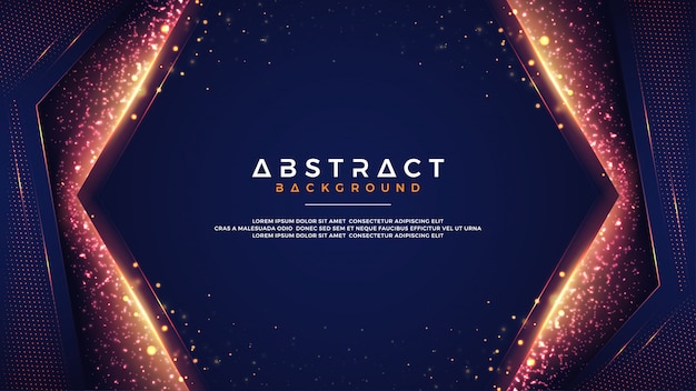 Abstract background with combination of blur bokeh effects. Premium Vector