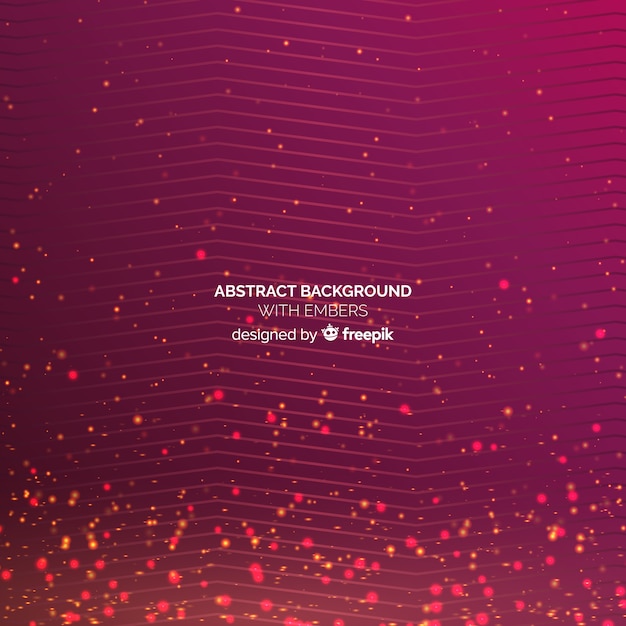 Abstract background with embers Free Vector