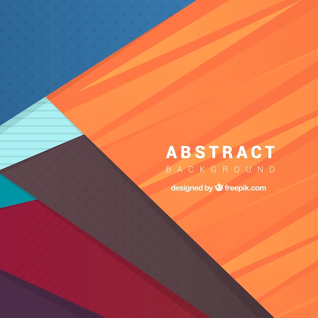 Free Vector | Abstract background with flat design