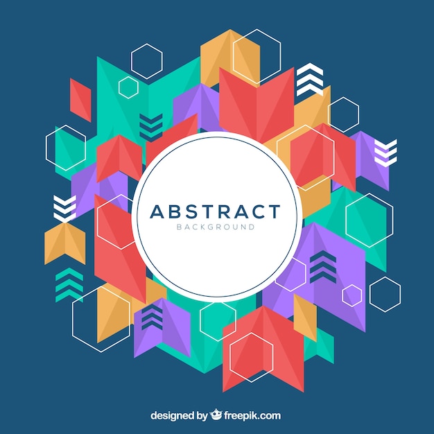 Abstract background with fun style Vector | Free Download