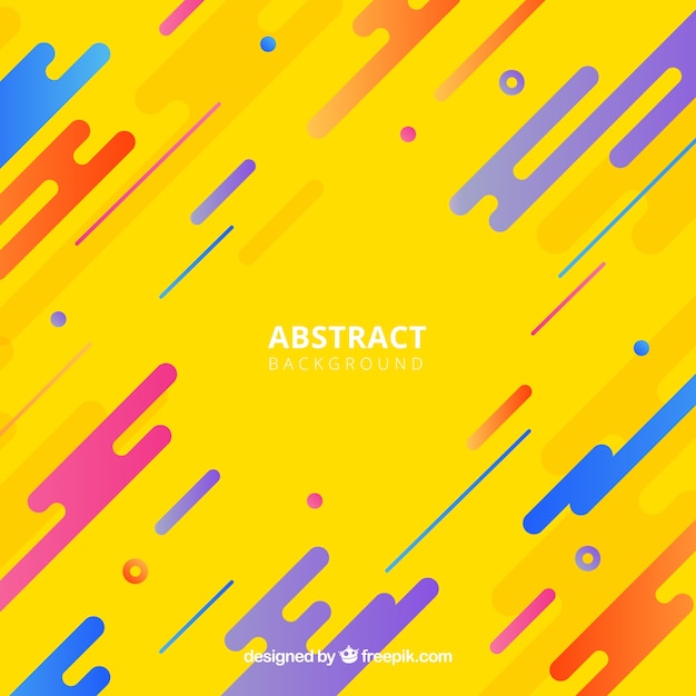 Abstract background with rounded shapes