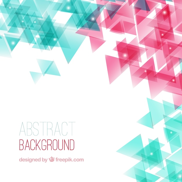 Abstract background with triangles