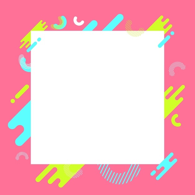 Premium Vector | Abstract background with white frame.