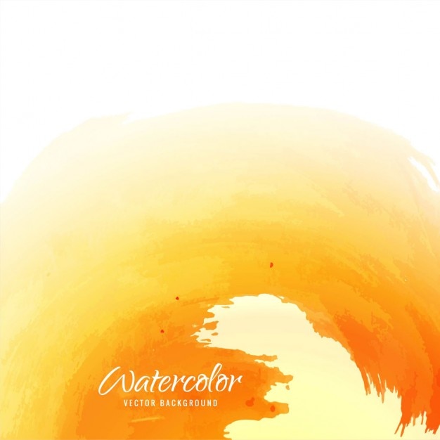 Free Vector | Abstract background of yellow watercolor