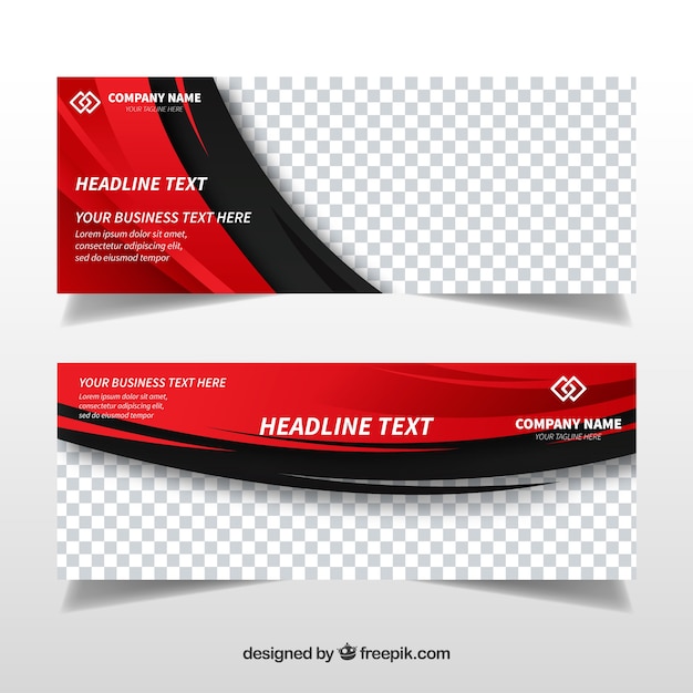 Download Abstract banners template Vector | Free Download