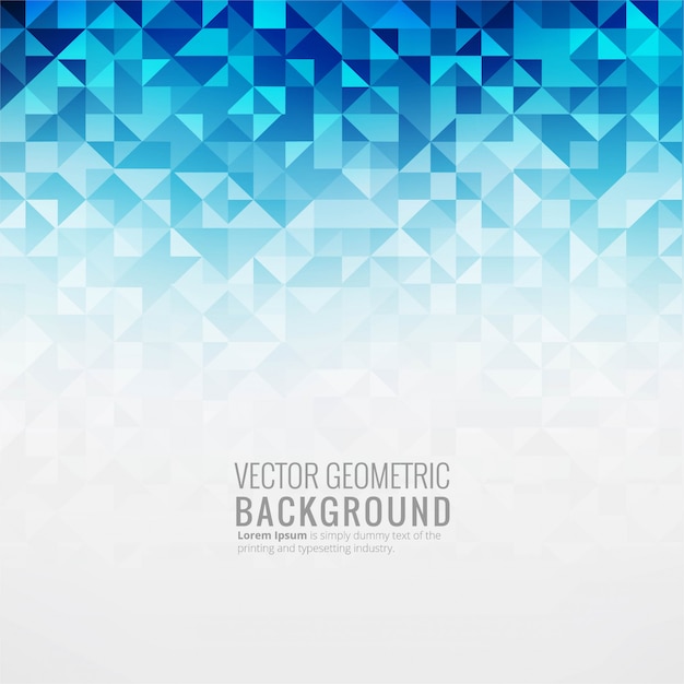 Premium Vector Abstract Blue Geometric Background Illustration Vector
