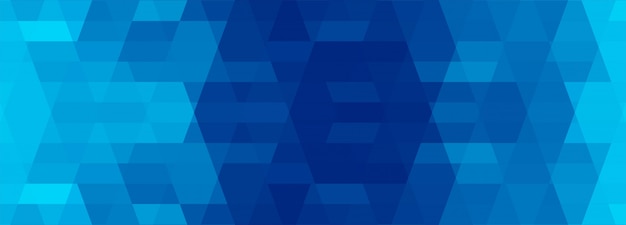 Free Vector | Abstract blue geometric banner background