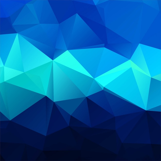 Free Vector | Abstract blue polygonal background