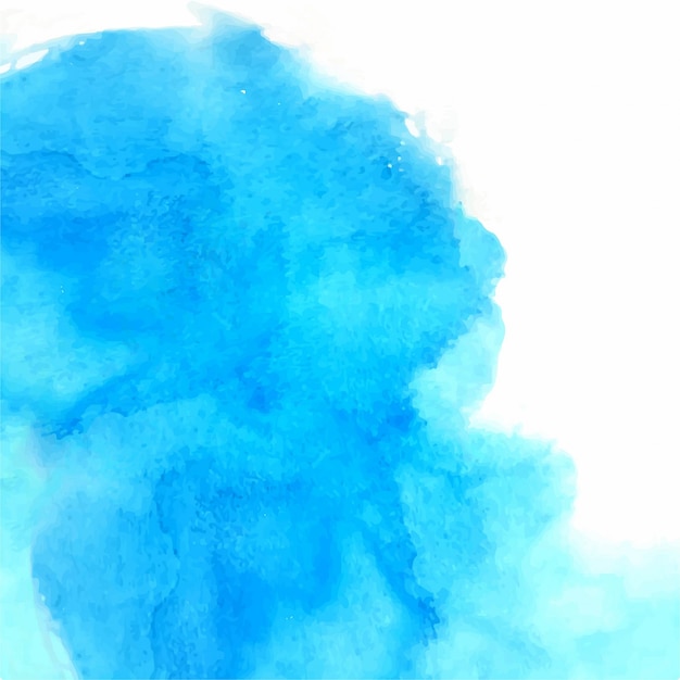 Download Free Vector | Abstract blue watercolor background