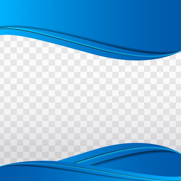 Download Free Vector | Abstract blue wave background